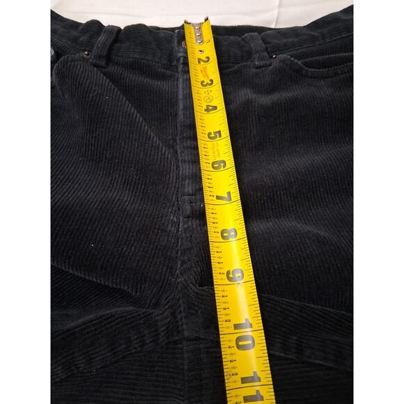 CHAPS Corduroy Pants Women's Size 4 Black Straight Leg SOFT CORDS Stretch - Picture 8 of 14